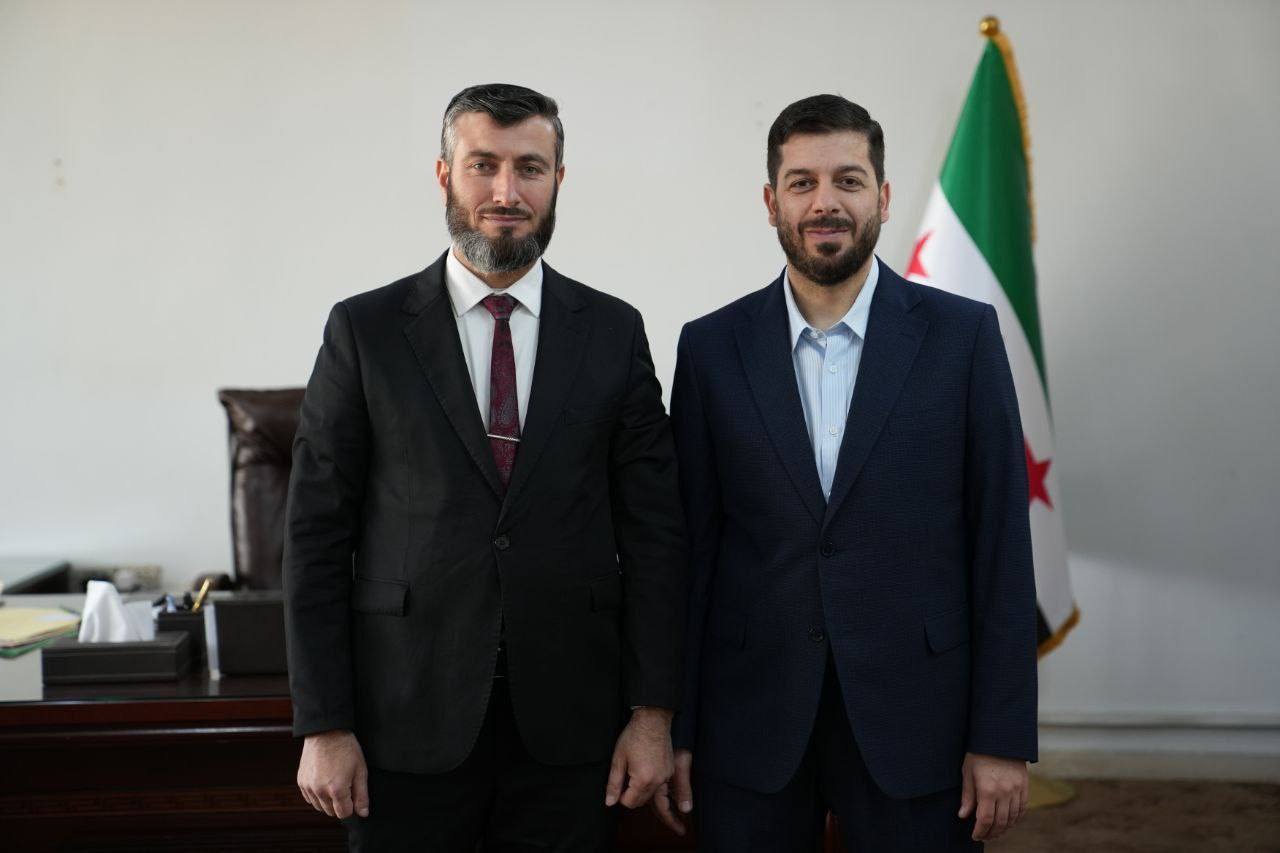 وزير الموارد المائية المهندس “أسامة أبو زيد” يلتقي السيد “أحمد الدالاتي” محافظ القنيطرة